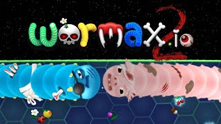 Wormax2io 🍒🌼🍄 Best Kills  New wormaxio game with new features 😇 [upl. by Kathlin]