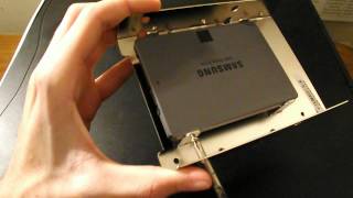 Samsung Evo 840 120GB SSD Installation [upl. by Blondelle]