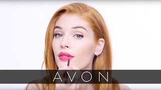 How to Apply Perfectly Matte Lipstick  Avon [upl. by Goodard]