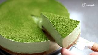 Green Tea Matcha Cheesecake No Bake  Recipe [upl. by Neliac]