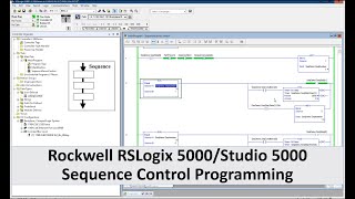 AB05 Rockwell RSLogix 5000 amp Studio 5000 Sequence Control Programming [upl. by Dodi]