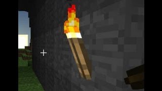 How to Make a Torch in Minecraft [upl. by Chelsey183]