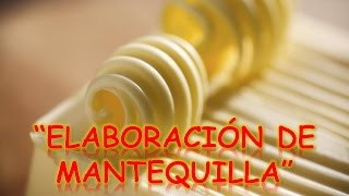 PROCESO DE ELABORACIÓN DE MANTEQUILLA  ProcesosProductivos [upl. by Arahsak]