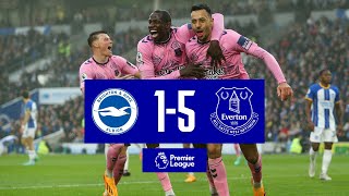 BRIGHTON 15 EVERTON  Premier League highlights [upl. by Lawler]