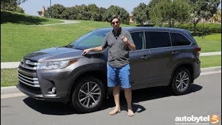 2018 Toyota Highlander XLE AWD Test Drive Video Review [upl. by Iphigeniah]