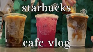 starbucks cafe vlog [upl. by Arleta]