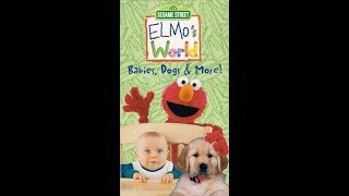 Elmos World Babies Dogs amp More 2000 VHS Full Screen [upl. by Blanding]