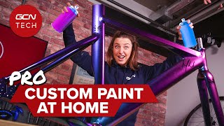 How To Custom Paint A Bike Like A Pro With Some Help From Fatcreations [upl. by Haroppizt]