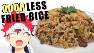 Is it REALLY ODORLESS FRIED RICE  Food Wars [upl. by Marcin]