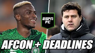 AFCON Quarterfinals PREDICTIONS  Transfer Deadline Day Approaches  ESPN FC [upl. by Aisayt]