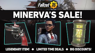 Fallout 76 Minerva Sale Location  September 16th  18th [upl. by Stormi]