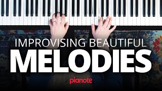 Improvising Beautiful Melodies On The Piano Tutorial [upl. by Alcott679]