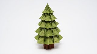 ORIGAMI CHRISTMAS TREE v2 Jo Nakashima [upl. by Nali]