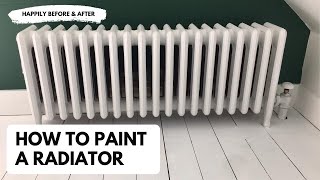 How to Paint a Radiator Spray vs Brush [upl. by Norag]