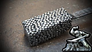 Damascus steel from bearing balls [upl. by Allebram]