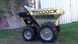 Paddock Power Wheel Barrow  Demonstration amp Review [upl. by Niak]