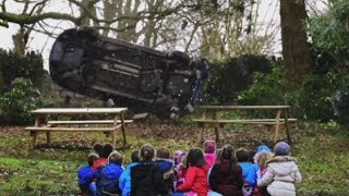 Too much Shocking speeding advert shows children getting crushed by car [upl. by Llert870]