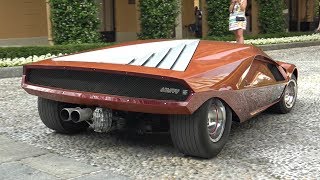 1970 Lancia Stratos HF Zero Concept  Start Up Sound Driving Overview amp More [upl. by Ethyl]