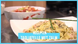 Hoe maak je tagliatelle met zalm  BinnensteBuiten [upl. by Cappella]