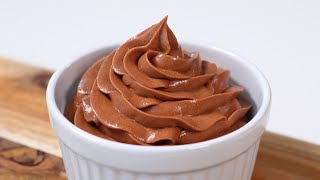 How to make CHOCOLATE CHANTILLY Cream recipe homemade [upl. by Zamora]