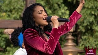 China Anne McClain  ‘This Christmas’ Descendants Magical Holiday Celebration [upl. by Blackington]