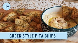 Greek Style Pita Chips Recipe [upl. by Pauletta]