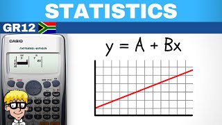 Statistics Grade 12  line of best fit [upl. by Garcia]