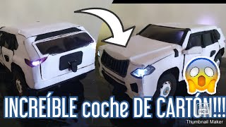 Como Hacer un Carro de Cartón How to make a cardboard cart [upl. by Ibrab]