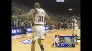 Reggie Miller Game Winner vs Bulls in 1998 Eastern Conference Finals [upl. by Tavish183]