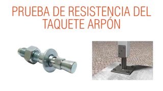 TAQUETE ARPÓN [upl. by Astor]