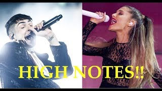 Male Singers Hitting Female Singers HIGH NOTES [upl. by Griggs340]