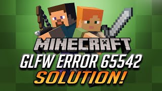 How To Fix Minecraft GLFW Error 65542 WGL The Driver Does Not Appear To Support OpenGL [upl. by Tillfourd106]