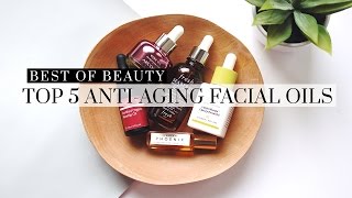 Top 5 Best AntiAging Facial Oils  LookMazing [upl. by Aiekam]