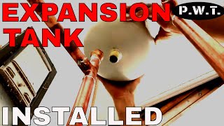 HOW TO INSTALL A THERMAL EXPENSION TANK ON WATER HEATER [upl. by Elleron]