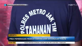 Pria Pemerasan Modus Tabrak Lari Ditangkap Polisi  SSI [upl. by Inohtna]