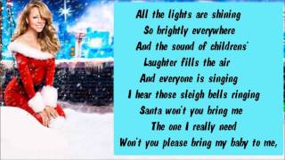 Mariah Carey  All I Want For Christmas Is You Extra Festive  Lyrics [upl. by Redwine]