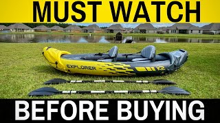 NEWEST Intex Explorer K2  Review How To Set Up  Portable Inflatable Kayak 2 Person [upl. by Assirol464]