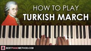 Mozart  Turkish March Rondo Alla Turca Piano Tutorial Lesson [upl. by Aisinut]