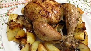 Pollo al forno con patate [upl. by Gothar]