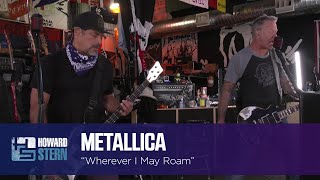 Metallica “Wherever I May Roam” Live on the Stern Show [upl. by Ihteerp]