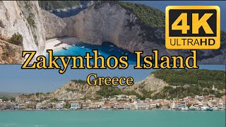 Zakynthos Island Greece 75 min in 4K [upl. by Cargian]