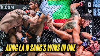 Aung La N Sang’s LEGENDARY Run In ONE Championship 💪 [upl. by Trudey]