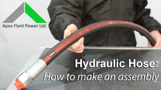 Hydraulic Hose  How To Make an Assembly [upl. by Brill]