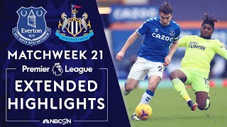 Everton v Newcastle  PREMIER LEAGUE HIGHLIGHTS  1302021  NBC Sports [upl. by Claresta]