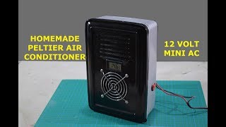 Peltier Air Conditioner  How to make Peltier AC at Home [upl. by Nhguavoj]