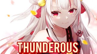 Nightcore Stray Kids  소리꾼 Thunderous Lyrics [upl. by Llerref]