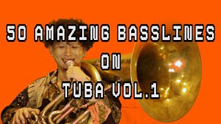 50 Amazing Basslines on TUBA vol1 [upl. by Savitt760]