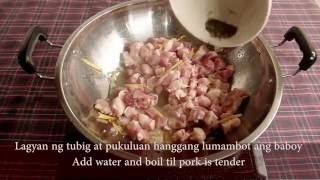 Easy Pinoy Recipes How to make Batchoy [upl. by Sikes973]