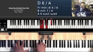 Giving You the Best That I Got by Anita Baker  Piano Tutorial [upl. by Bradley]