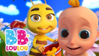 🐝Bzz Bzz Bzz  Comptines et chansons pour enfants  BB LouLou [upl. by Sgninnej]